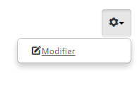 bouton modifier